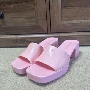Stylish Pink Women's Platform Sandals